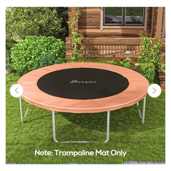 Soozier Trampoline Replacement‎ Mat, Fits 14' Tramp w/ 80 V-Hooks & 5.5