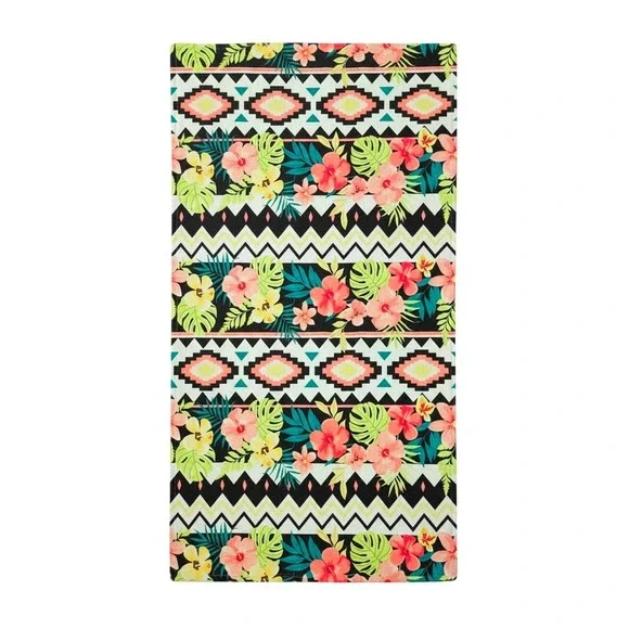 Aztec Tropical‎ Floral Print Beach Blanket Boho Quick Dry Yoga