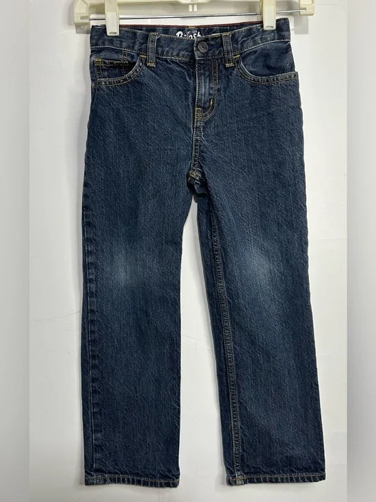 5 for $25🔥OshKosh B'Gosh Adjustable Waist Straight Jeans Boys 7H