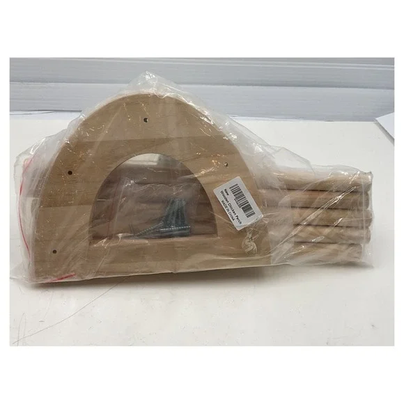 Natural Wood Chicken Perch Roosting Bar Stand for Brooder or Coop 6-Bar Kit