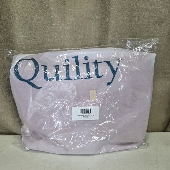 Quility Sensory Therapy Swing for Kids Indoor Hammock Light Blue 77lbs