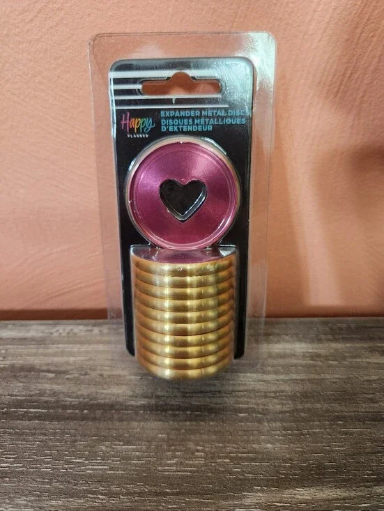 NEW Happy Planner Expander Metal Disc Set - Rose Gold & Copper