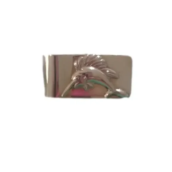 Vintage Taxco Mexico SS Sailfish Marlin Money Clip Baja Cabo San Lucas F…