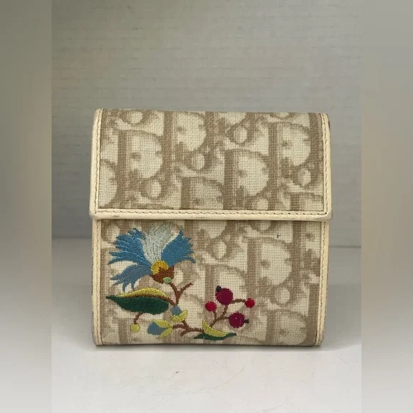 Christian Dior Trotter trifold wallet