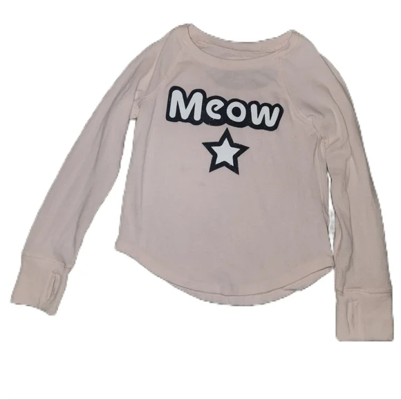💓3/$15 Oshkosh B'gosh 6/6X Girl's Pink Long Sleeve Sweater