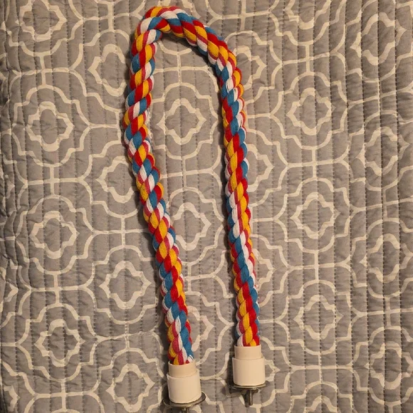 Vibrant Bird Rope Perch