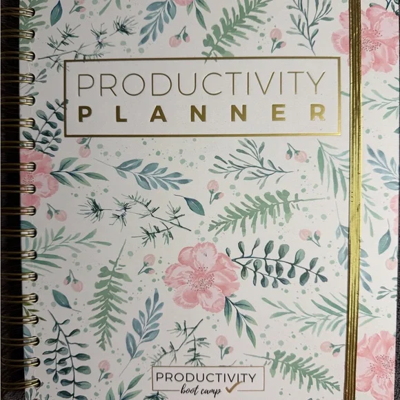 Productivity Planner - Hard Cover with Spiral Binding