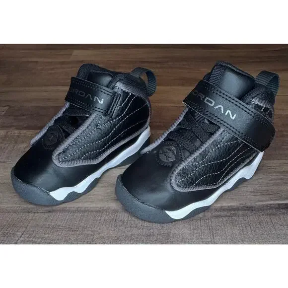 Jordan Pro Strong Toddler Black White Sneakers sz 5C