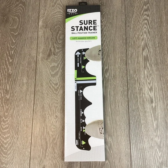 IZZO GOLF ' SURE STANCE '‎ BALL POSITION TRAINER ' LEFT HANDED ' GOLF TRAINER