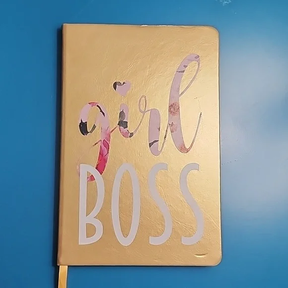 Girl Boss Gold & Floral Calendar/Planner Hardback Book - New