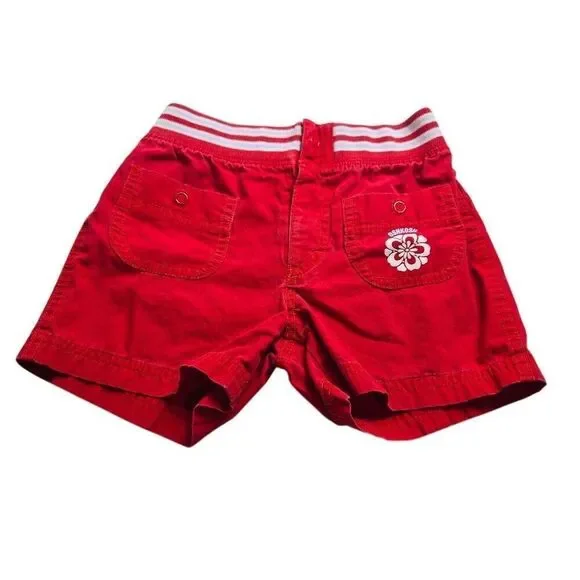 Oshkosh red shorts 4T