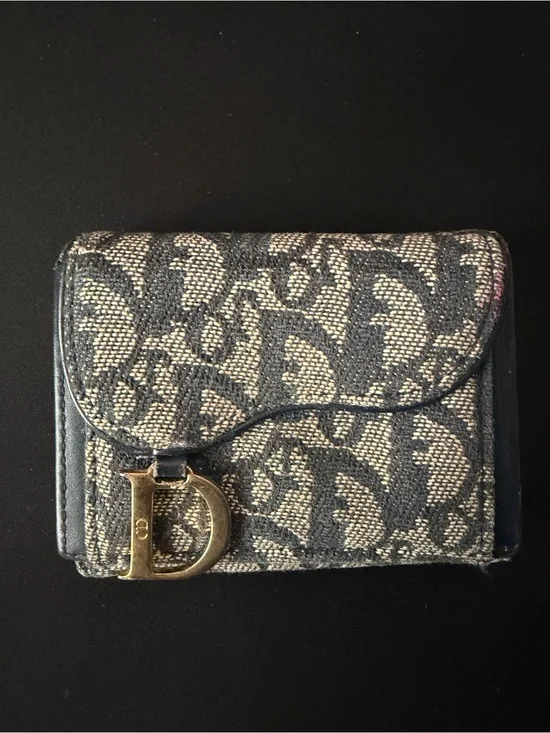 Authentic Vintage Dior Trotter Saddle Wallet