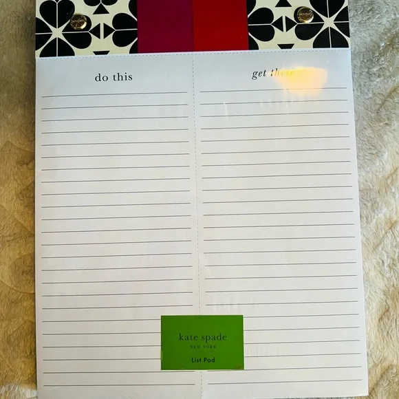 Kate spade Black and White Office Planner