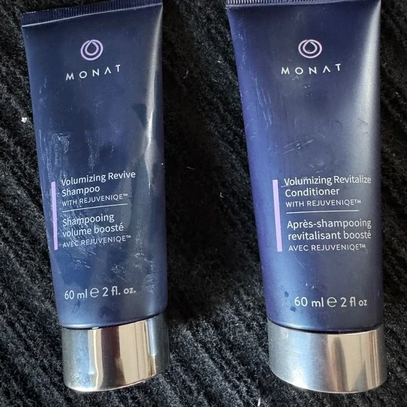 Monat Volumizing Revive Shampoo and Revitalize Conditioner Set 2oz Travel Size