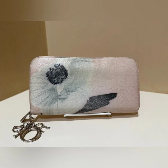 CHRISTIAN DIOR DIORISSIMO ALSTROEMERIA FLOWER WALLET