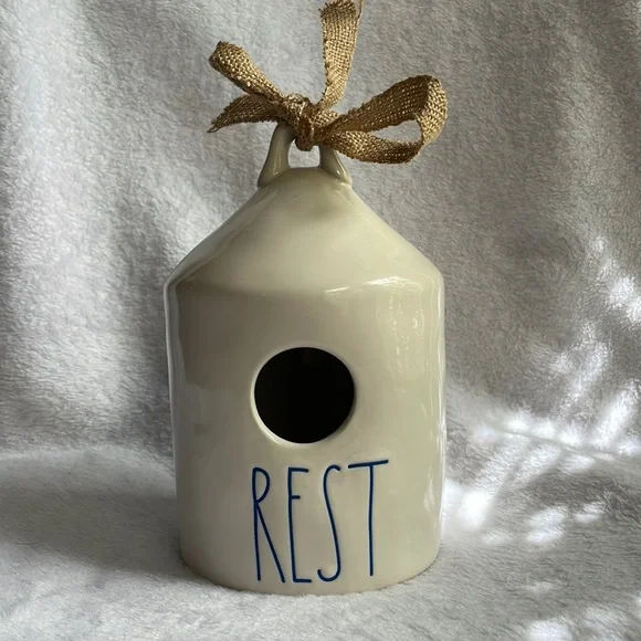 Rae Dunn “Rest” Birdhouse