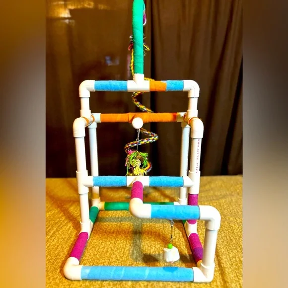 Handmade Bird Perch/Play gym