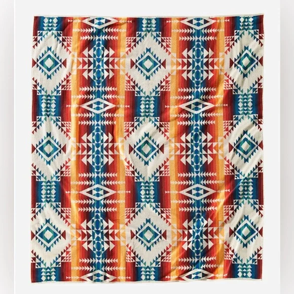 NWT Pendleton Jacquard Towel For Two PILOT ROCK IVORY 62x70 Spa Beach Pool