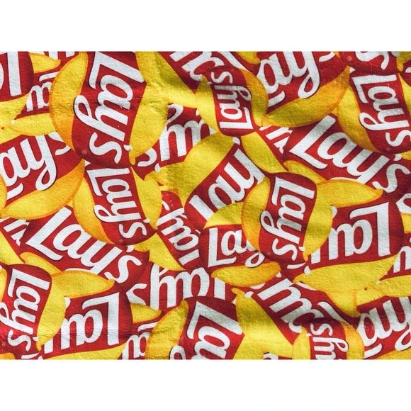 Lays‎ Chips Large Capacity Beach Towel Summer Sandal Water Ocean Dry Tile