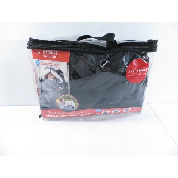 Skip Hop Stroll & Go Three Season Footmuff 2-In-1‎ Infant To 12 Months Black