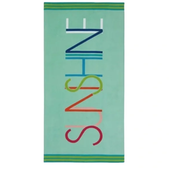 Oversized “Sunshine” Beach Towel 36 X 72 inches
