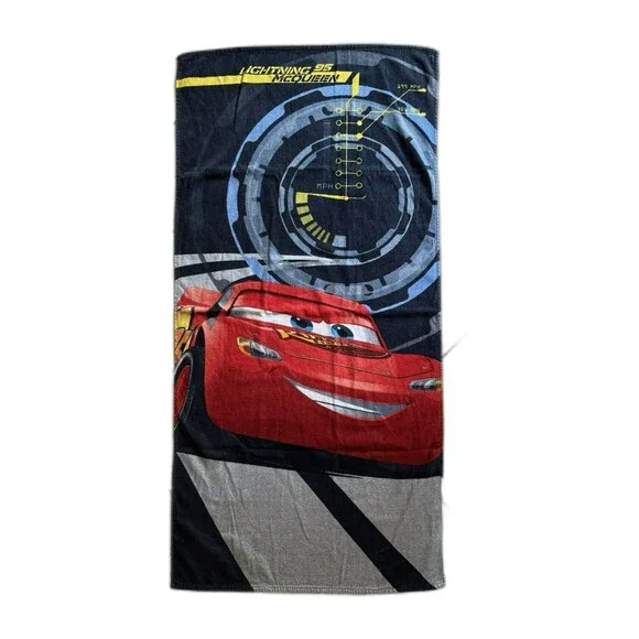 Disney Cars Beach Towel Lightning McQueen Towel Cars 3 