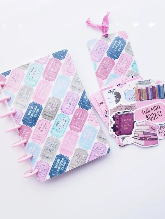 Book Lovers BookTok Bookish Planner Cover Set HP Mini, Skinny Mini or Personal