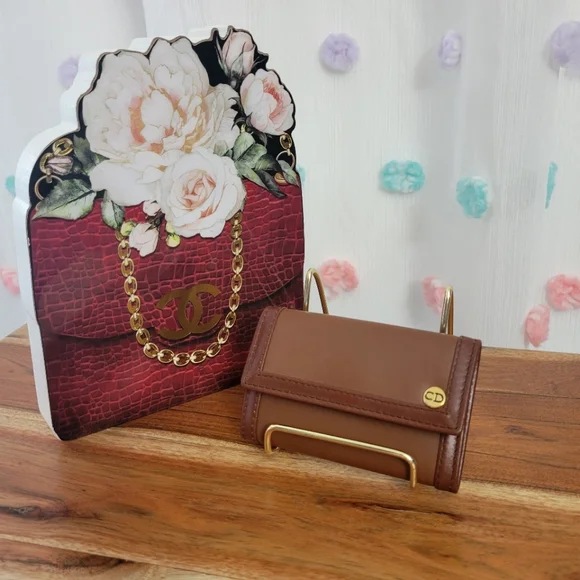 Authentic Christian Dior 6 Ring Key Holder