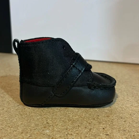 Polo Ralph Lauren Ranger Crib Shoes Booties 3-6 Mo Baby Infant Boys Girls Size 2