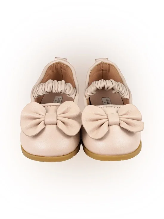 Donsje Baby Sylah Ballerinas Mary Jane Dress Shoes Powder Pink Nubuck Sz 4 EU 20