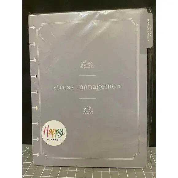 Happy Planner Classic Stress Management Layout 6 Mo Extension Undated Neutral