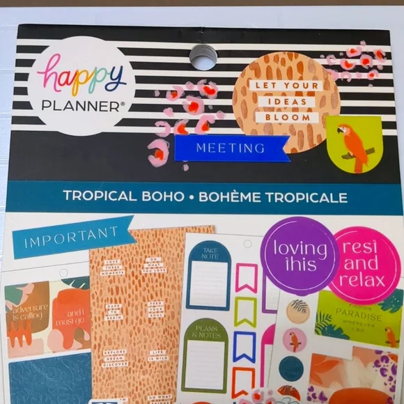 Happy Planner Tropical Boho Stickers