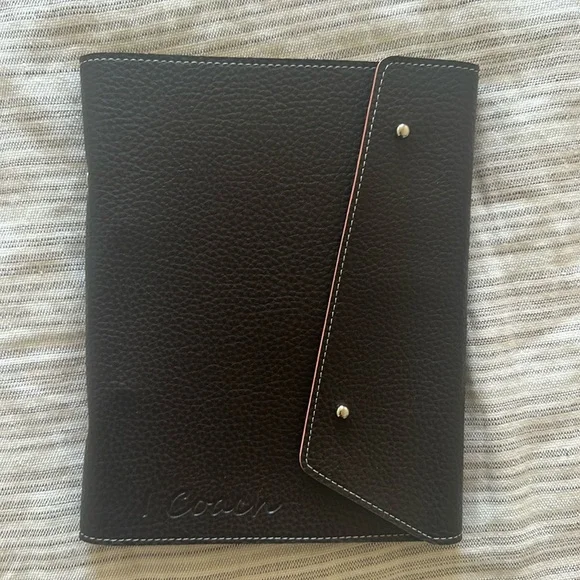 RARE Coach Leather Filofax Journal