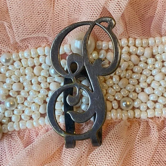 Vintage Apollo Silver Co Monogram Sterling Silver Initial SC Money Holder Clip