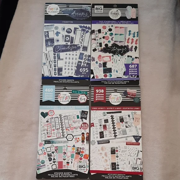 NEW Happy Planner Sticker Books Set