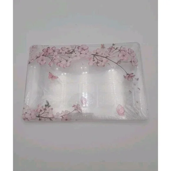 Plastic Hard Case‎ Cover Laptop Shell 8 1/2 By 12 Flowers Butterfly Cherry New