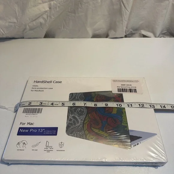 MacBook New pro 13 inch laptop, hard case protection case