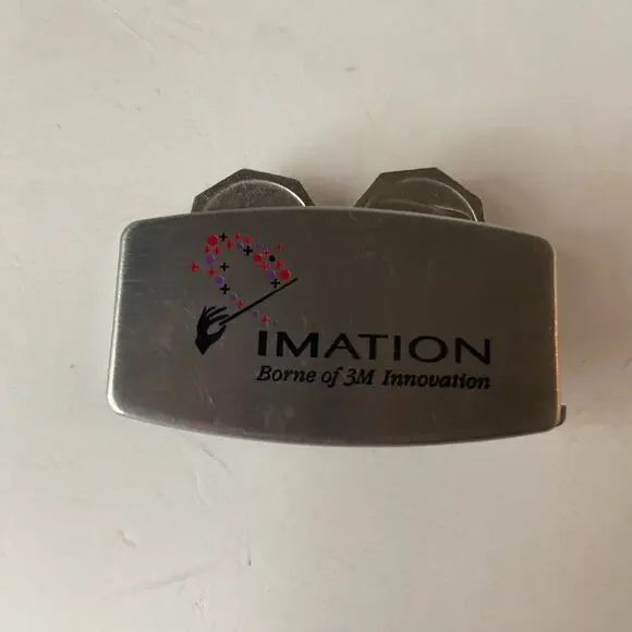 Imation Money Clip 2 Golf Ball Marker Coins Pocket EUC