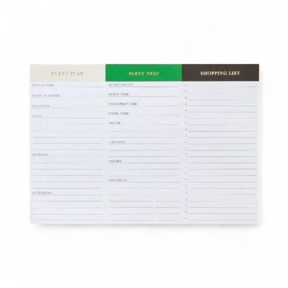 KATE SPADE X TARGET Green AND Black Event Planner with Gold-Tone Edges