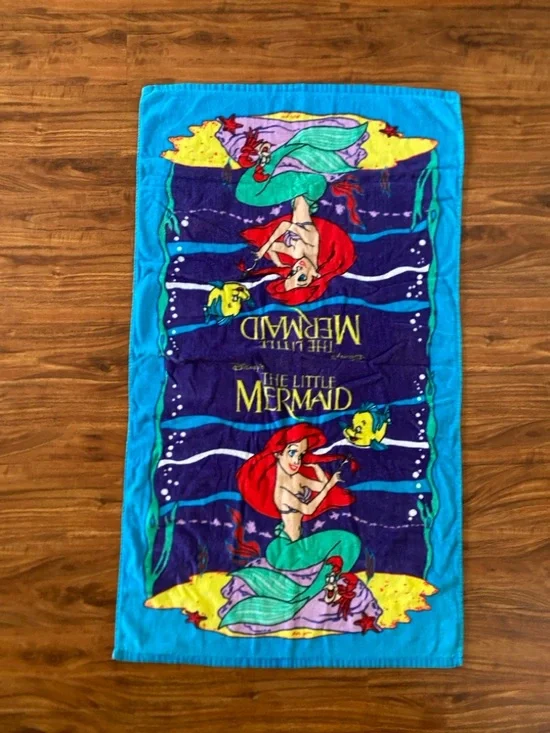 Franco Disney The Little Mermaid Ariel Toddler Kids Beach Towel Vacation Pool