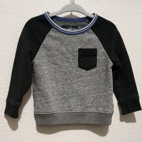 4/$15 Gray OshKosh Sweatshirt
