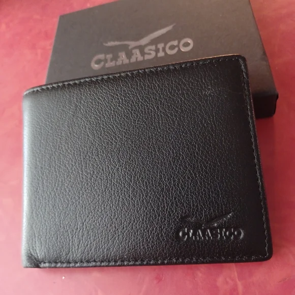 Claasico wallet for men, RFID scan shield billfold
