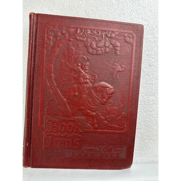 Book Trails For Baby Feet Various Authors Red Hardcover Picture Book Ages 4-8