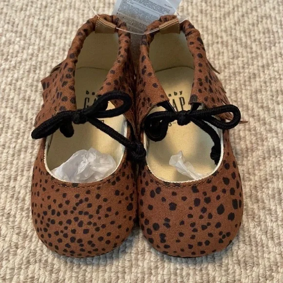NEW Baby Gap Leopard Print Shoes 3-6M
