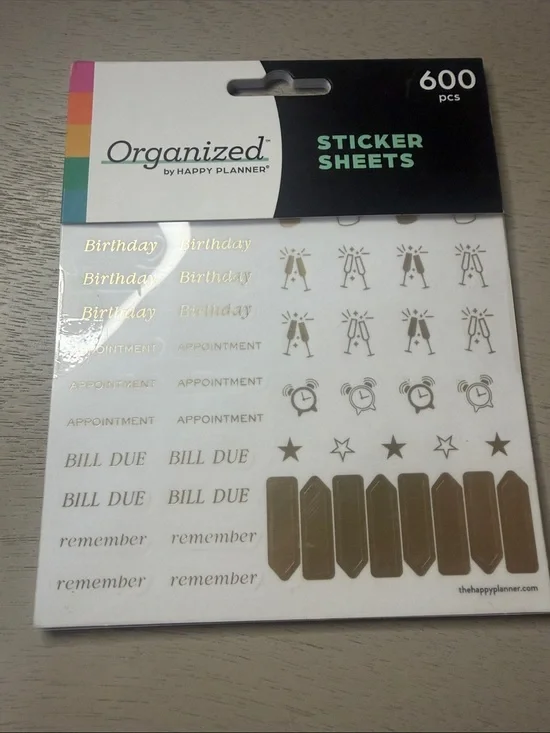Happy Planner Sticker sheets Value‎ Pack Mini 600/Package