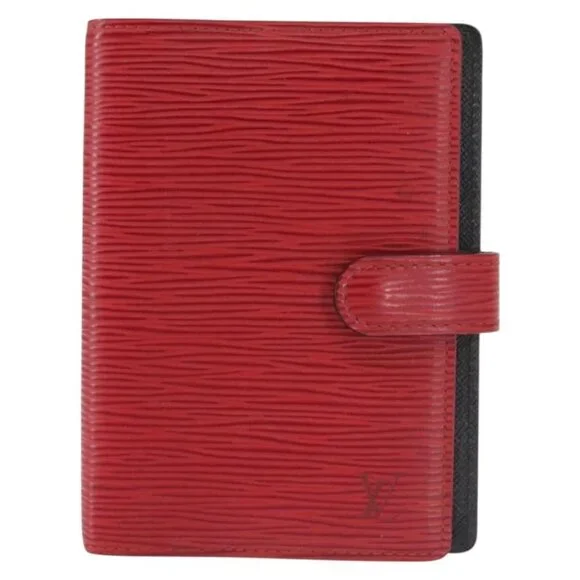 LOUIS VUITTON Epi Agenda PM Day Planner Cover Red