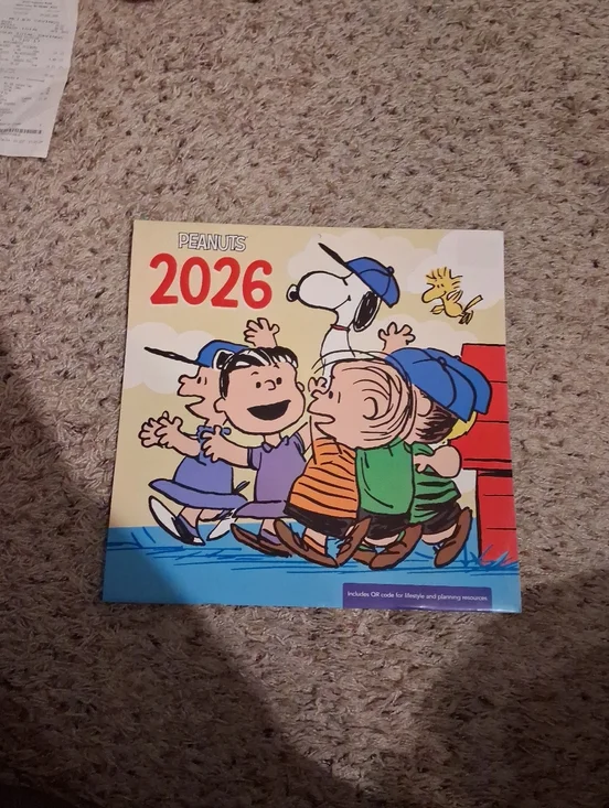 Peanuts 2026 Wall Calendar