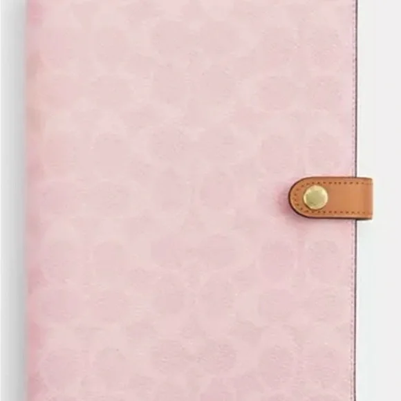 Coach Powder Pink Notebook