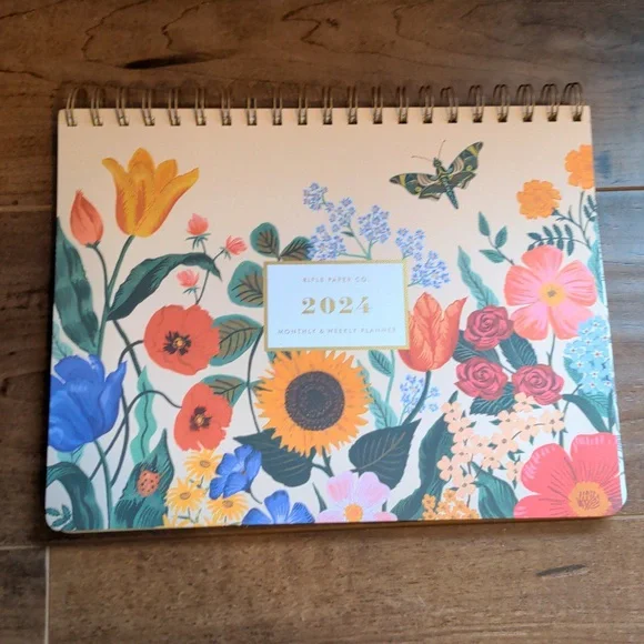5/$18 Brand New Rifle Paper Co. 2024 Monthly and Weekly Planner