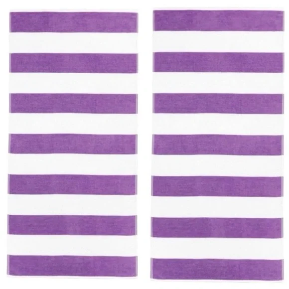 Travel Size Beach Towels Two Purple Sun Squad